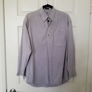 Ashworth Gray Golf & Buttoned Down Shirt Size M